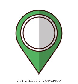 gps pin icon image vector illustration design 