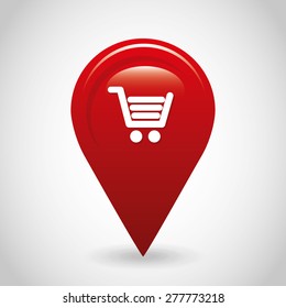 gps pin location design, vector illustration eps10 graphic 