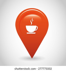 gps pin location design, vector illustration eps10 graphic 