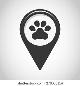 gps pin location design, vector illustration eps10 graphic 