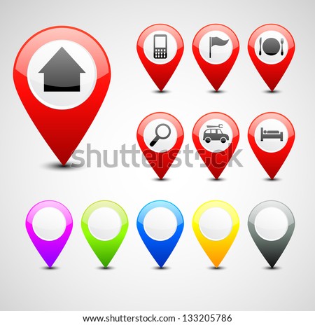 GPS pin set