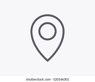 GPS pin vector icon