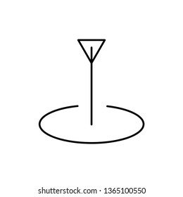 gps position pin vector icon