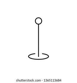 gps position pin vector icon