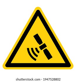 Signo De Símbolo De Vehículo Protegido Gps,Ilustración De Vector, Aislado En Etiqueta De Fondo Blanco. EPS10