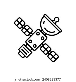 GPS Satellite icon in vector. Illustration