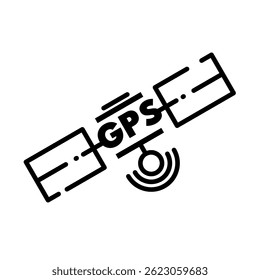 Satélite GPS - ícone vetorial