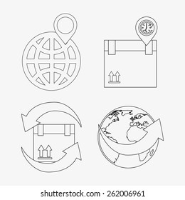 gps service design, vector illustration eps10 graphic 