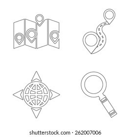 gps service design, vector illustration eps10 graphic 