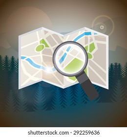 gps service design, vector illustration eps10 graphic 