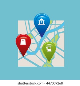 gps service design, vector illustration eps10 graphic 