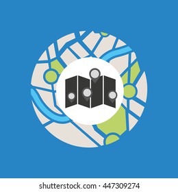 gps service design, vector illustration eps10 graphic 
