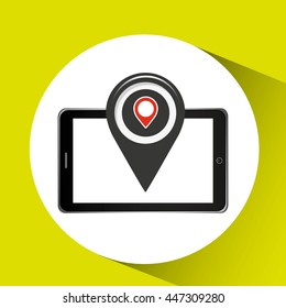 gps service design, vector illustration eps10 graphic 