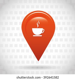 gps service icon design, vector illustration eps10 graphic 