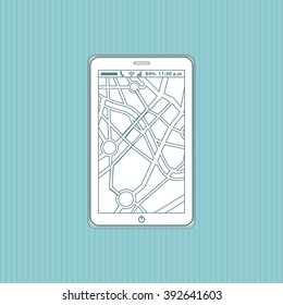 gps service icon design, vector illustration eps10 graphic 