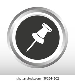 gps service icon design, vector illustration eps10 graphic 