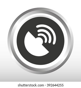 gps service icon design, vector illustration eps10 graphic 