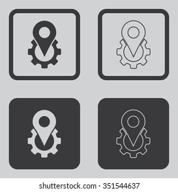 GPS settings icons