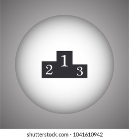 GPS - the sign location. Template logo.