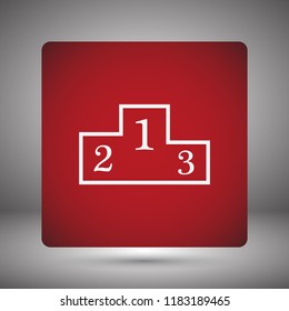 GPS - the sign location. Template logo.