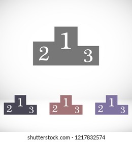GPS - the sign location. Template logo.
