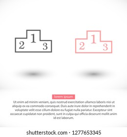GPS - the sign location. Template logo.