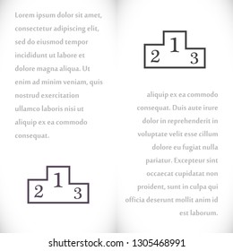 GPS - the sign location. Template logo.