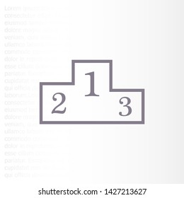 GPS - the sign location. Template logo . Lorem Ipsum Illustration design
