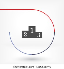GPS - the sign location. Template logo . Lorem Ipsum Illustration design