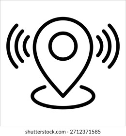 Gps Signal Icon Element For Design