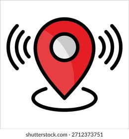 Gps Signal Icon Element For Design
