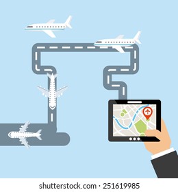 gps signals design, vector illustration eps10 graphic 