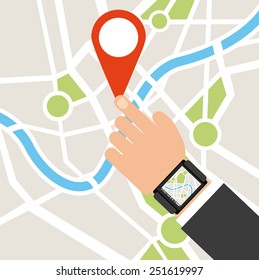 gps signals design, vector illustration eps10 graphic 