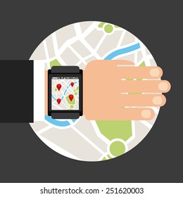 gps signals design, vector illustration eps10 graphic 