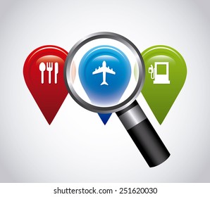 gps signals design, vector illustration eps10 graphic 