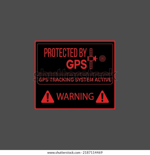 GPS Stolen motorbike recovery\
system. Alarm system warning. Protected by GPS. GPS Sticker Anti\
Theft Tracking Security. GPS Alarm Security Caution\
Warning