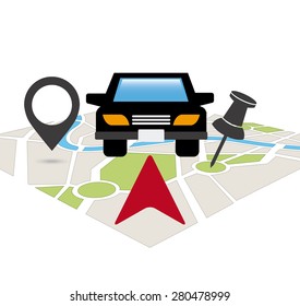 gps technology design, vector illustration eps10 graphic 
