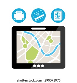 gps technology design, vector illustration eps10 graphic 