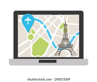 gps technology design, vector illustration eps10 graphic 