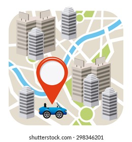 gps technology design, vector illustration eps10 graphic 