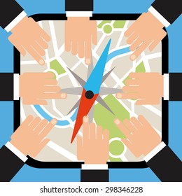 gps technology design, vector illustration eps10 graphic 
