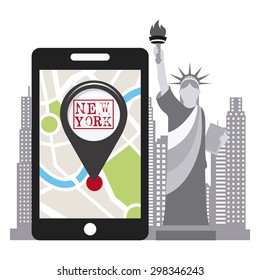 gps technology design, vector illustration eps10 graphic 