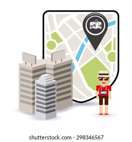 gps technology design, vector illustration eps10 graphic 