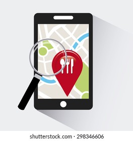 gps technology design, vector illustration eps10 graphic 
