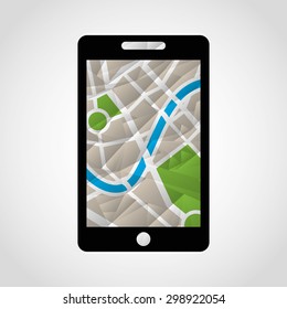 gps technology design, vector illustration eps10 graphic 