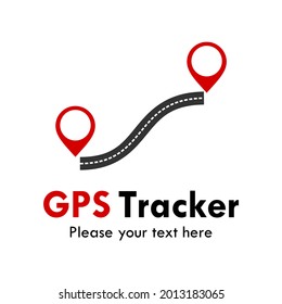 GPS Tracker logo template illustration