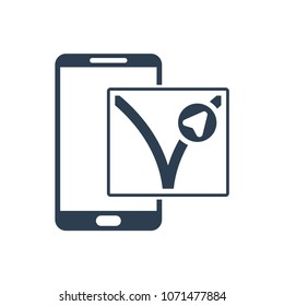 GPS Tracking /Position Track Icon