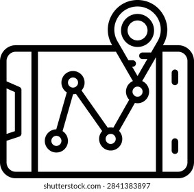 GPS Vector Design Icon Style
