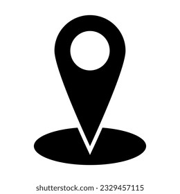 Gps Vector Glyph Icon For Personal And Commercial Use.
