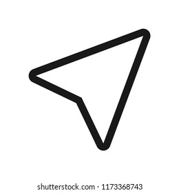 gps vector icon 10 eps
